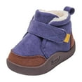 thumbnail image 1 of Ugoldhm Toddler Boys & Girls Winter Boots - Cold Weather Warm Faux Fur Shoes with Hook and Loop Straps, 1 of 3
