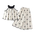 thumbnail image 1 of Ugoldhm Toddler Girls 2-Piece Polka Dot Tank Top and Pant Set, Lightweight and Breathable Sizes 3-8 Years, 1 of 8