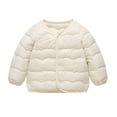 thumbnail image 1 of Ugoldhm Toddlers Puffer Jacket Lightweight Snap-Button Down Coat, Packable Quilted Winter Outerwear, 1 of 4