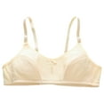thumbnail image 1 of Ugoldhm Training Bras for Girls Solid Color Padding Seamless Sports Seamless Bra Size 9-16, 1 of 6