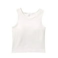 thumbnail image 1 of Ugoldhm Women Sleeveless Undershirt Tank Top - Push Up Ribbed Soft Base Layer Shirt Basic Casual Vest, 1 of 2