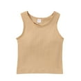 thumbnail image 1 of Ugoldhm Women Sleeveless Undershirt Tank Top - Push Up Ribbed Soft Base Layer Shirt Basic Casual Vest, 1 of 3