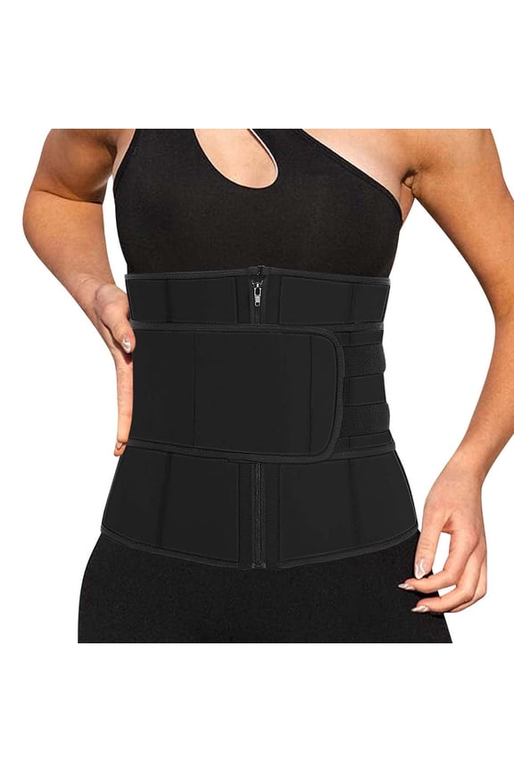 Women's Adjustable Hook Waist Belt - Sports Sweat Weight Loss Fitness Trimmer Girdle