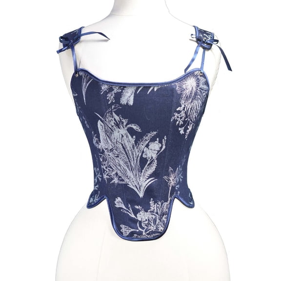 Ugoldhm Women's Corset Bustier - Breathable Fabric Shapewear for Daily & Special Occasions