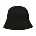 thumbnail image 1 of Ugoldhm Women's Crochet Bucket Hat - Solid Color Foldable Floppy Warm Hat for Fall Winter, 1 of 5