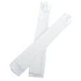 thumbnail image 1 of Ugoldhm Women's Long Lace Wedding Gloves, Elegant Sheer Gloves for Bride & Special Occasions, 1 of 2
