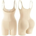 thumbnail image 1 of Ugoldhm Women's Shapewear Bodysuit - Tummy Control Butt Lifting Open Bust Shaper Shorts Jumpsuit, 1 of 5