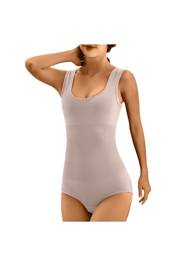 Women's Tummy Control Shapewear Jumpsuit - One-Piece Body Shaping Slimmer Underwear