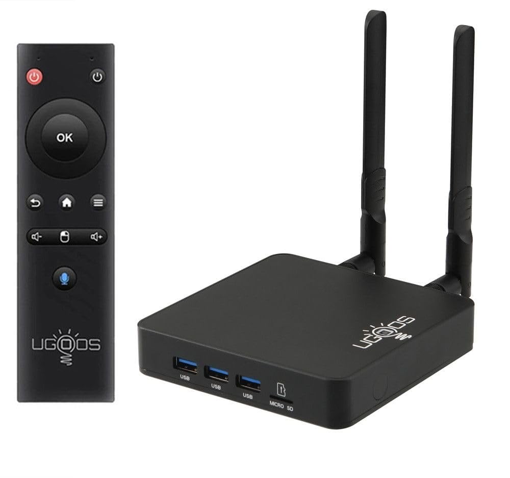 Ugoos AM8 PRO 8K Ultra HD Android TV Box Amlogic S928X-J Android 11.0 LPDDR4 8GB RAM 64GB ROM WiFi6E 1000M LAN BT5.3 USB3.0 Support AV1 H.265 8K 60fps VP9 HDR Box