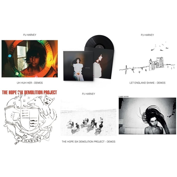 Uh Huh Her (Demos) & White Chalk & Let England Shake - Demos & Hope Six Demolition Project & Hope Six Demolition Project - Demos & Rid Of Me [LP Vinyl Bundle]