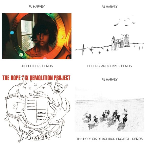 Uh Huh Her (Demos) & Let England Shake - Demos & Hope Six Demolition Project & Hope Six Demolition Project - Demos [LP Vinyl Bundle]