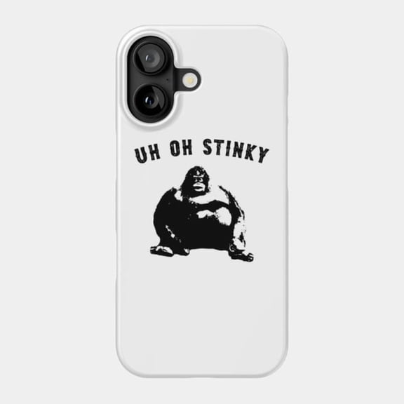 Uh Oh Stinky Le Monke Funny Viral Meme Graphic Case for Apple iPhone 11 to 17
