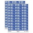 thumbnail image 1 of Uh-Oh Try Again Teacher Student School Sticker Set - Dark Blue - Matte Finish - 1.75" Medium, 1 of 7