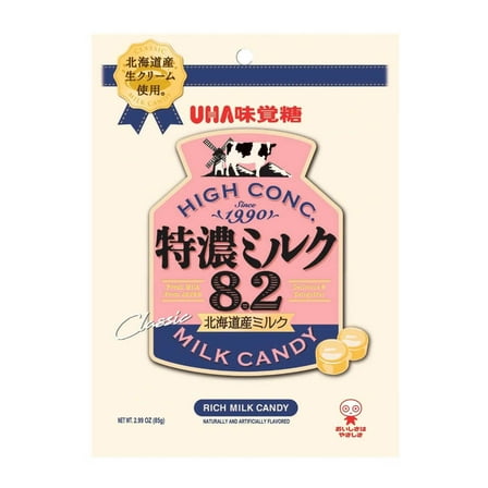 UHA Mikakuto Tokuno Rich Milk Candy – Smooth  Creamy Japanese Candy (4 Flavors)