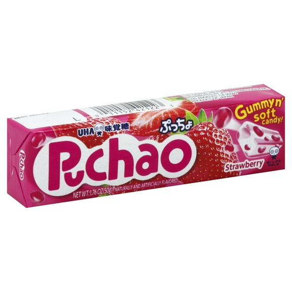 Uha Mikakuto Puchao Strawberry Candy 1.76 oz (Pack Of 30)
