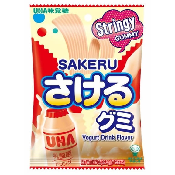 UHA Mikakuto Sakeru Gummy Candy Peelable Fruit Gummies Made in Japan