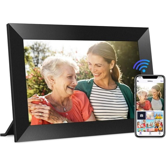 Uhale Digital Picture Frame WiFi 10.1 Inch with 32GB Storage, Electronic Photo Frames 1280 x 800 HD IPS Touch Screen, Auto Rotate, Slideshow, Instantly Share Photos and Videos from Anywhere