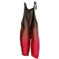 thumbnail image 1 of Uheoun Jumpsuits for Women Fashion Bib Pants Overalls Baggy Rompers Jumpsuits with Pockets Casual Loose Bib Overall on Clearance, 1 of 5