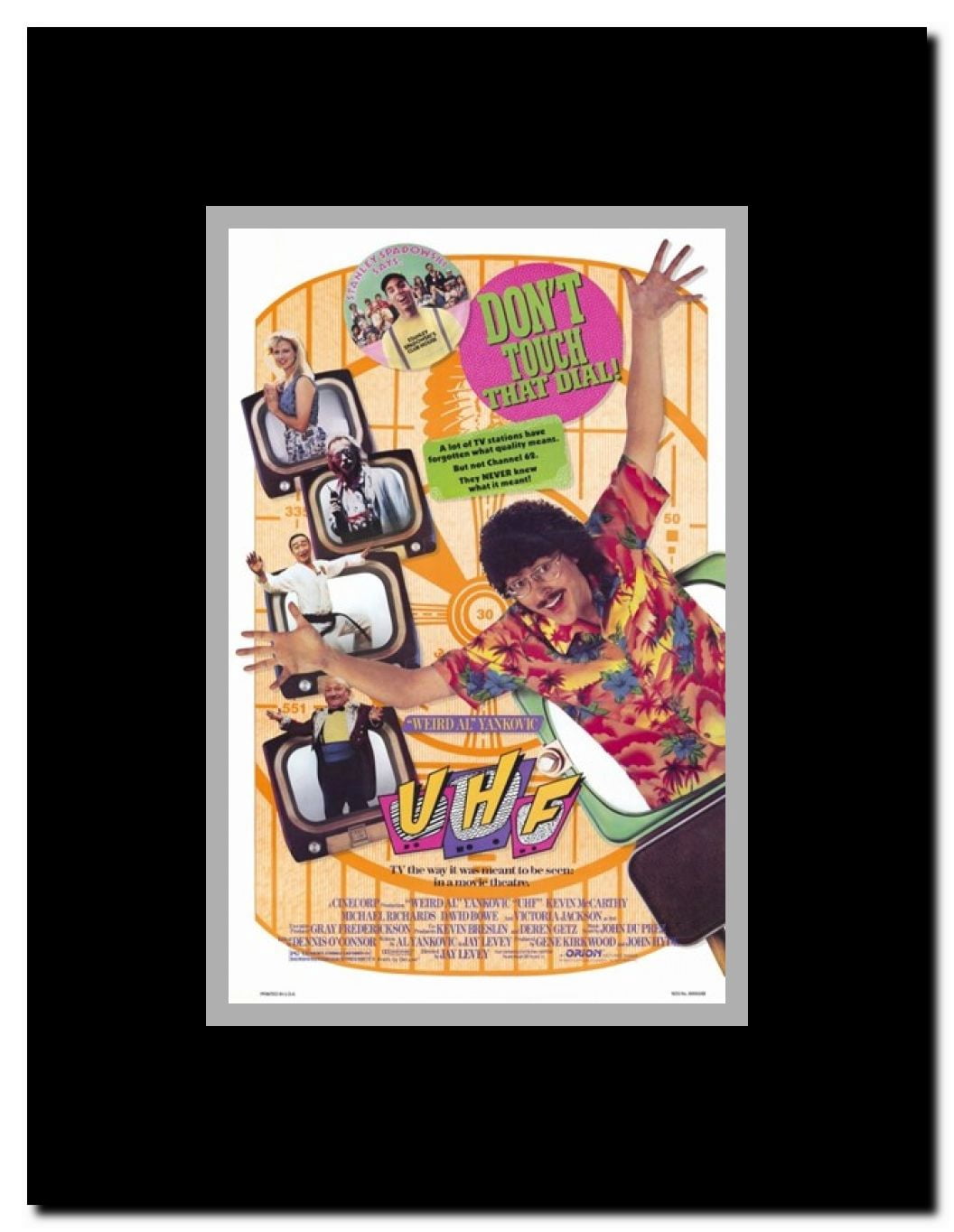 Uhf Framed Movie Poster