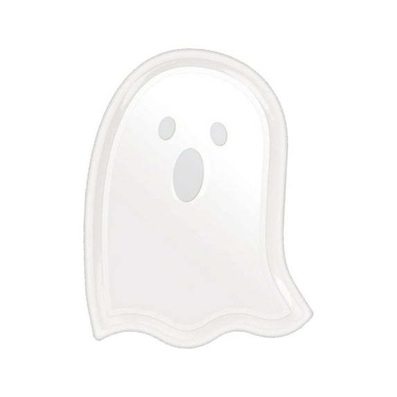 Uhnauch Halloween Ghost Plates Ghost Plates White Halloween Party Supplies Halloween Snack Candy Dessert Plates For Halloween Party Birthday Party Table Decoration