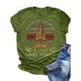 thumbnail image 1 of Uhndy Women Summer Fashion Comfy High-quality Graphic Short Sleeve T-shirt Casual Cotton Print Bohemian Tee Shirt Yoga Top, 1 of 2