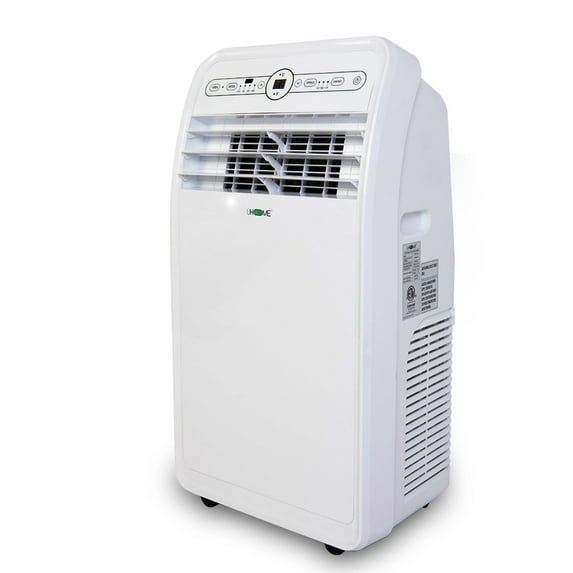 Uhome 12,000 BTU ASHRAE(7800BTU SACC) 400 Sq Ft Portable Air Conditioner/Heater, White