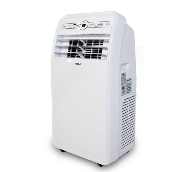 Uhome 12,000 BTU ASHRAE(7800BTU SACC) 400 Sq Ft Portable Air Conditioner/Heater, White