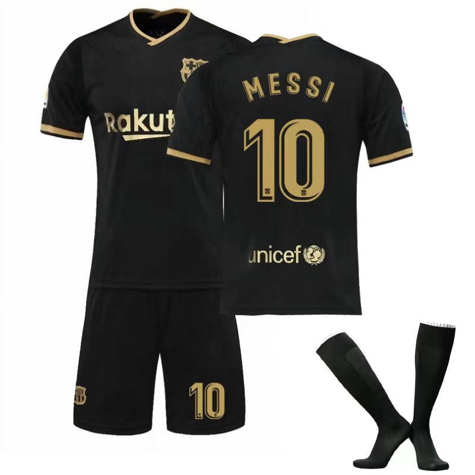 【Uhome】20/21 Season La Liga FC Barcelona Jersey Kids 10 Messi Children