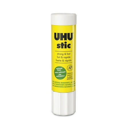 Uhu Stic Glue Sticks, Clear, .75 oz.