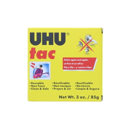 Uhu Tac Removable Adhesive Putty, 3 oz.