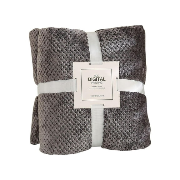 Uhuya Bath Towel Super Soft Warm Micro Plush Fleece Mini Blanket Throw Rug Sofa Bedding 39.37 x 27.55 Inch, B