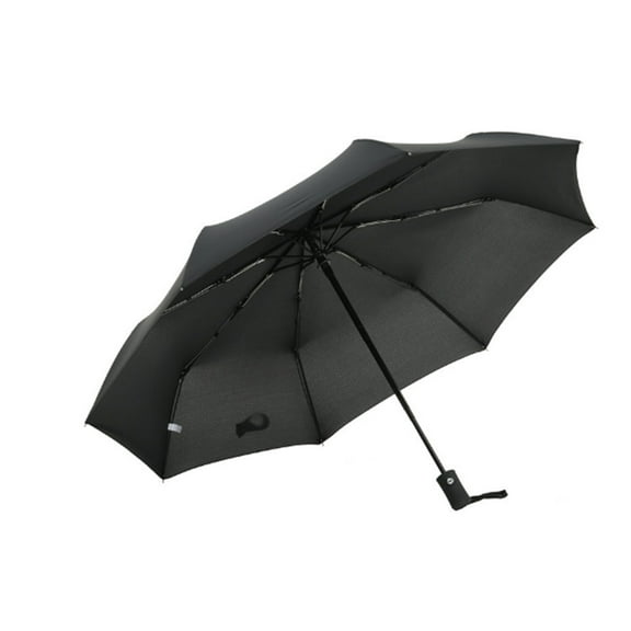 Uhuya Compact Fully Automatic Travel Umbrella Wind and Umbrella Protection Umbrella Men & Women Umbrellas, Black