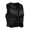 thumbnail image 1 of Uhuya Life Jackets for Adults, Snorkel Vest, Buoyancy Jacket Snorkel Jacket, Buoyancy Aid, Buoyancy Vest for Fishing Water Sport Black L, 1 of 6