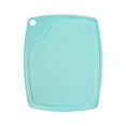 thumbnail image 1 of Uhuya Plastic Cutting Boards for Kitchen Dishwasher Safe Extra Large Cutting Board for Meat with Juices Grooves Easy Grip Handle Blue, 1 of 6