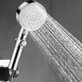 thumbnail image 1 of Uhuya Shower High Pressure Handheld Showerhead Hard Water High Pressure 8 Spray Modes Handheld Shower for The Elderly, Silver, 1 of 8