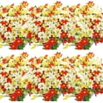 thumbnail image 1 of Uieke Artificial Fake Flowers, 6 Bundles Daisy Mums Flowers Outdoor UV Resistant No Fade Greenery Shrubs Plants Indoor Outside Hanging Planter Home Wedding DIY Garden Porch Décor (Orange Yellow), 1 of 10