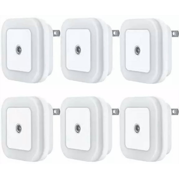 Uigos Led Night Light Lamp With Smart Sensor Dusk To Dawn Sensor, Daylight