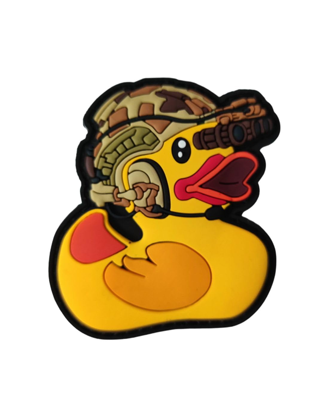 Turd Burglar 3D PVC Morale Patch - 2x2 Inch With Hook Velcro Backing