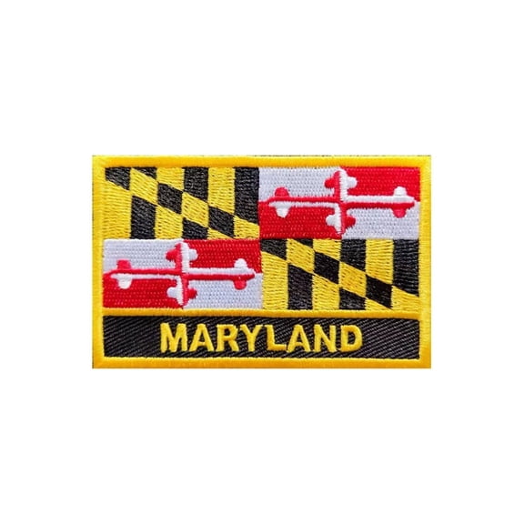 Uijokdef 1 PCS Maryland Flag US State Flag Patch