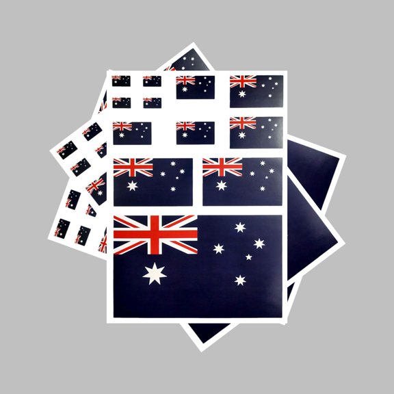 Uijokdef 3 PCS Flag Sticker Australia Flag Stickers