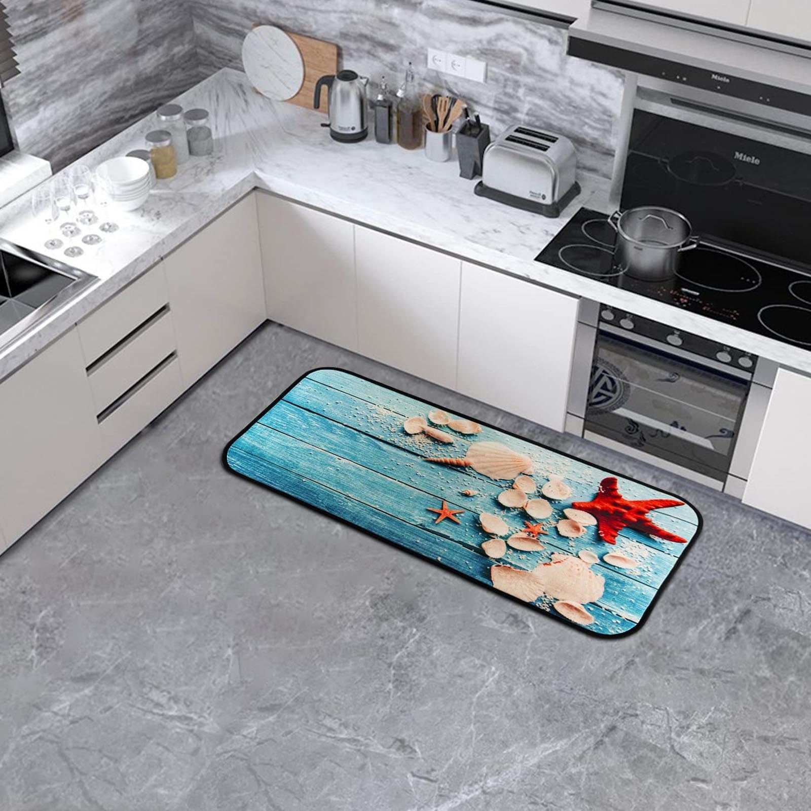 Uikceten 50 off Clear!Kitchen Carpet Cushioned AntiFatigue Kitchen
