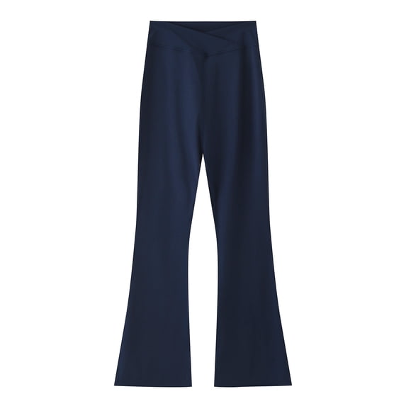 Uikmnh Girl's Leggings High Waisted Flare Pants Yoga Bootcut Pants Solid Color Full Length Bottoms Size:9-10 Years