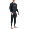 thumbnail image 1 of Uikmnh Men's Diving Swimming Two Piece Set Long Sleeved Plus Nine Trousers Snorkeling Surfing Suit, 1 of 5