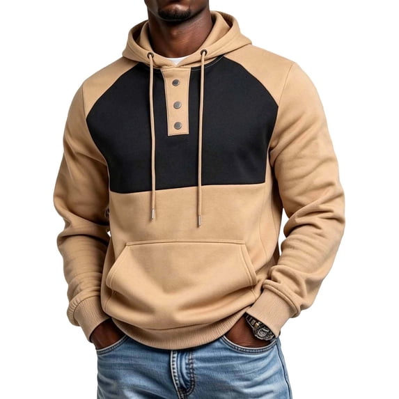 Uikmnh Men's Sweatshirts, Men’s Casual Hooded Sweatshirt for Everyday Comfort and Style, Hoodies for Men,3XL