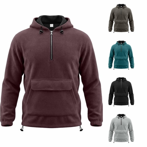 Uikmnh Men's Sweatshirts, Sweatshirt with Cozy Lleece Interior Cozy Fit for Everyday Wear Classic Everyday Top For, Hoodies for Men,XL