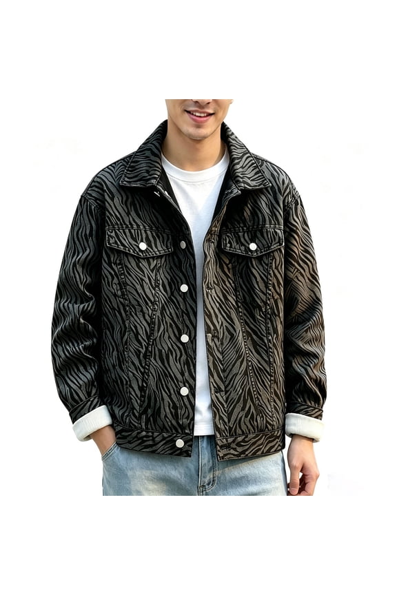 Timeless Chambray Denim Jacket for Men Casual Style