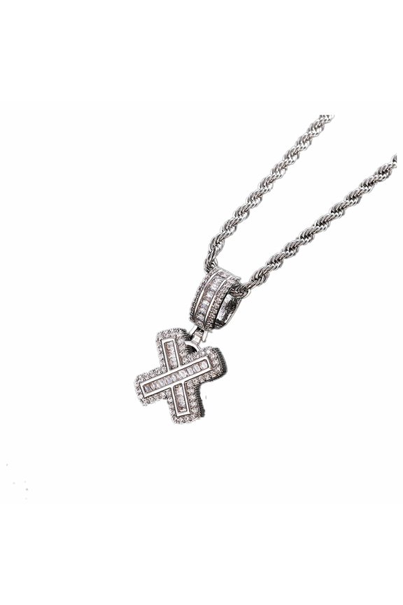 CZ Necklace for Women,Men's Iced Out Miami Chains Hip Hop Necklaces,For Rapper Initial Letter Necklaces Body Jewelry Birthday Gifts