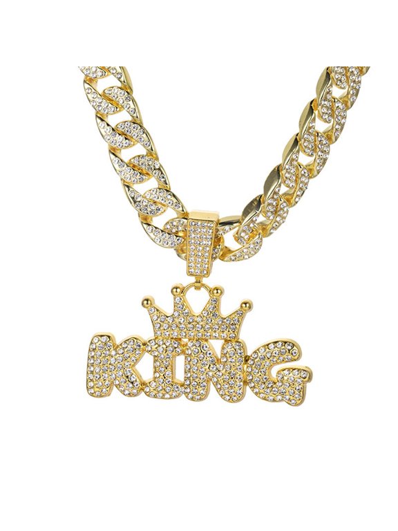 Cubic Zirconia Sparkling Hip Hop Necklace for Men 2025 Iced Out Miami Chains Jewelry Rapper