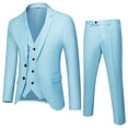 thumbnail image 1 of Uinagy Boys' Suit Jacket Slim Fit Vest Pants Three-Piece Set, 1 of 2