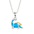 thumbnail image 1 of Uinagy Dinosaur Necklace Cute Animal Element Necklace, 1 of 6